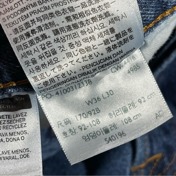 Levi’s 501 straight men’s button closure Jeans 36x30 - Picture 3 of 9